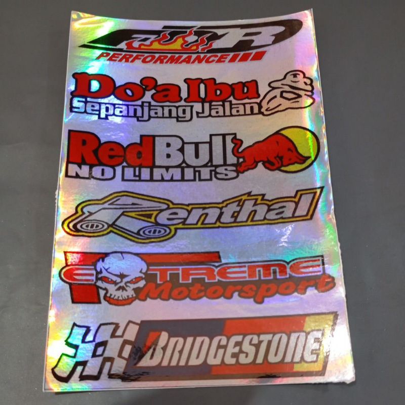 

stiker papan hologram (fdr performance do'a ibu)