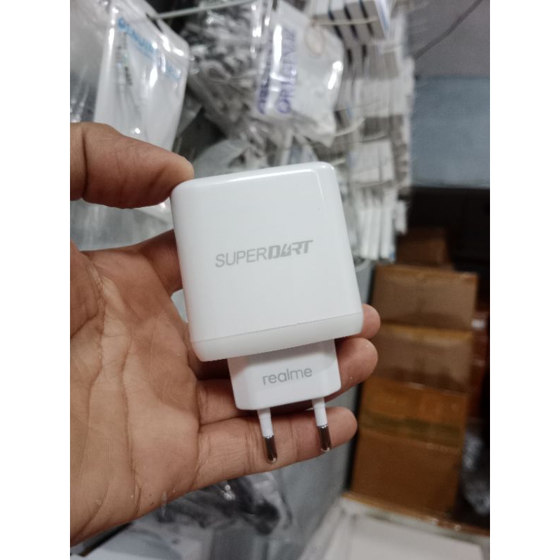 BATOK ADAPTER / KEPALA CHARGER REALME 7 8 PRO X50 PRO SUPER DART (65W)