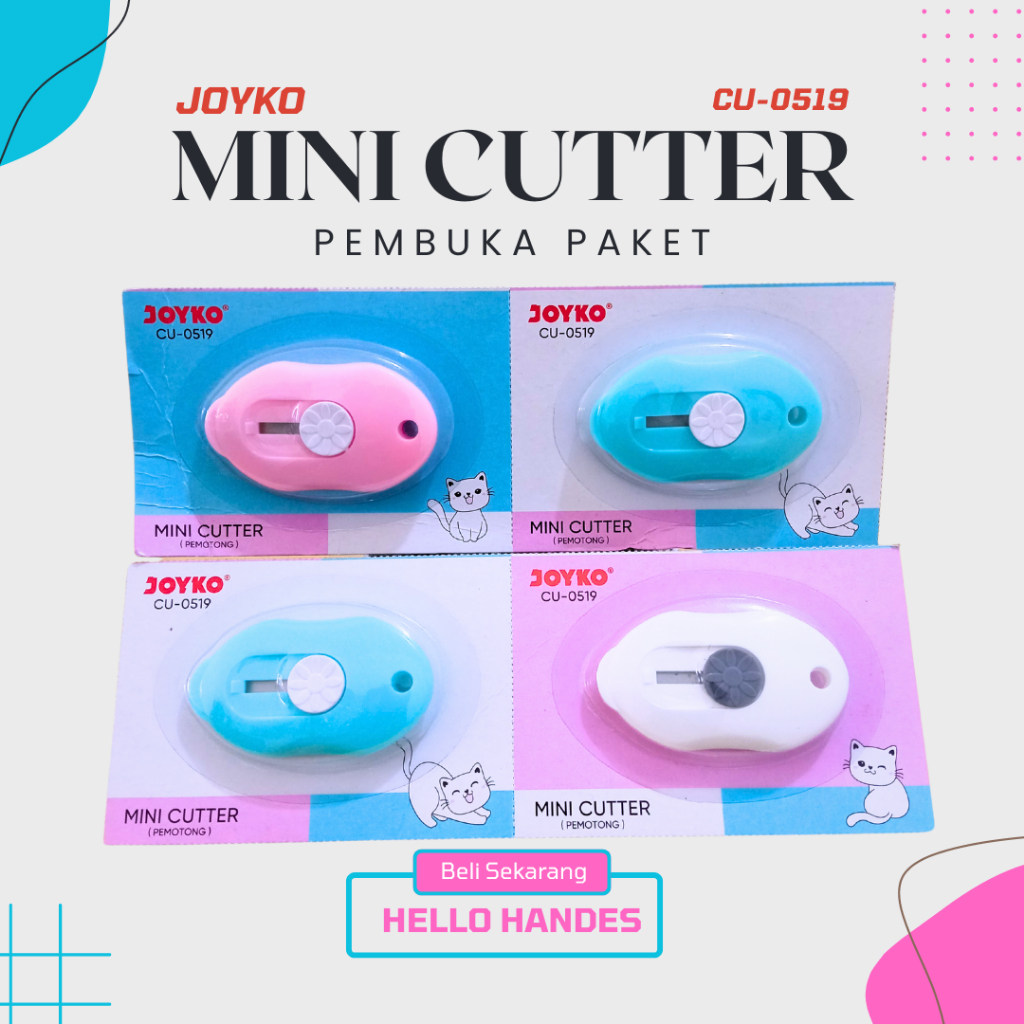 

Cutter Mini / Pisau Pembuka Paket / Pisau Pemotong Kertas
