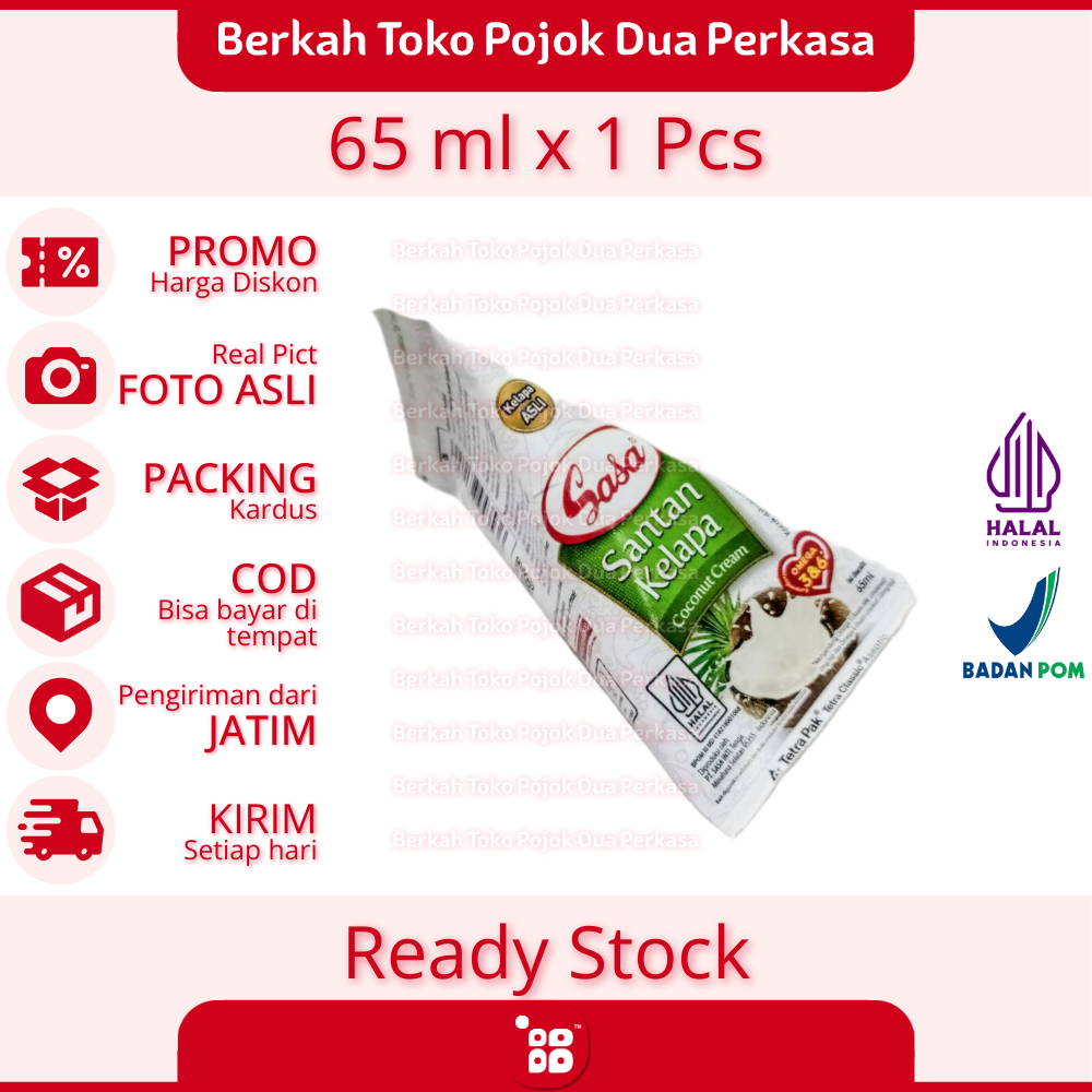 

Sasa Santan Cair Kerucut Segitiga 65 ml [JATIM]