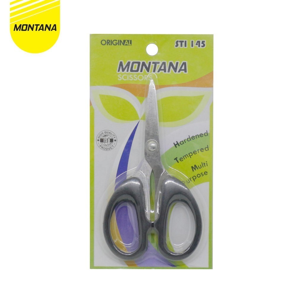 

(1pcs) Montana Scissors / Gunting Montana STI-145 Original Stainle Tajam Awet Untuk Sekolah Kantor Rumah Konveksi