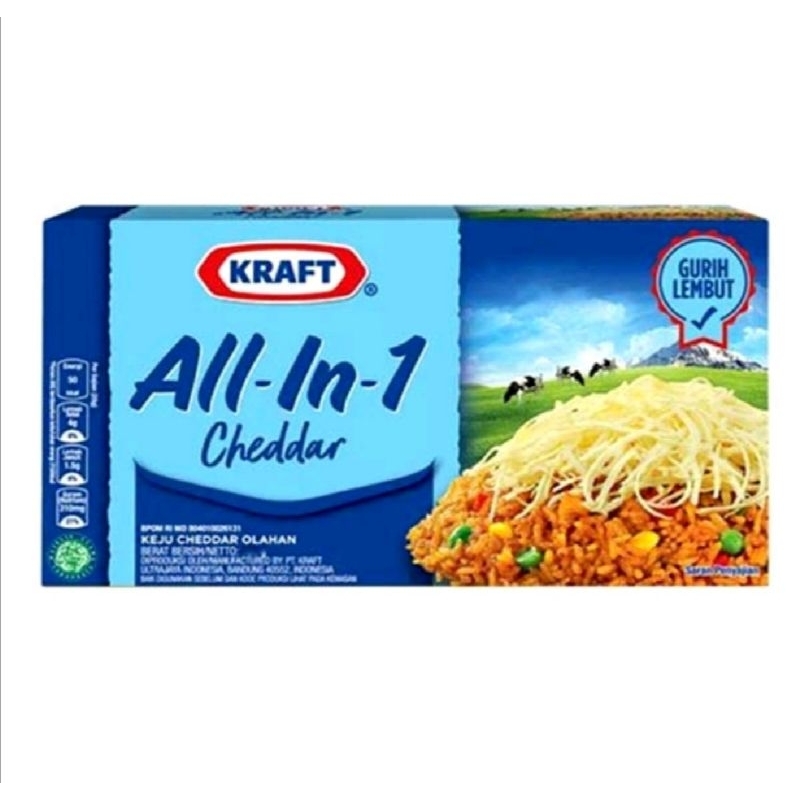 

KRAFT ALL IN ONE CHEDDAR KEJU OLAHAN