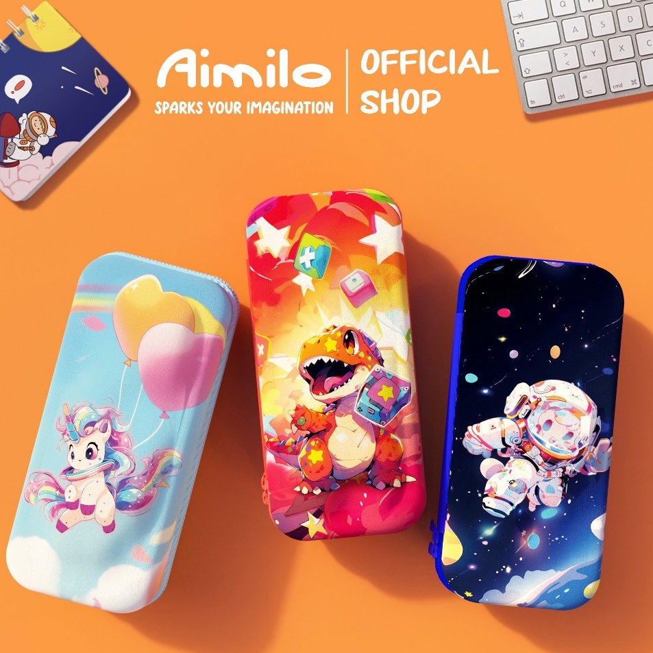 

Action Now READY Aimilo Tempat Pensil Aesthetic 3D Tempat Pensil Anak Laki Laki Waterproof Kotak Pensil Anak Perempuan Alat Tulis Sekolah