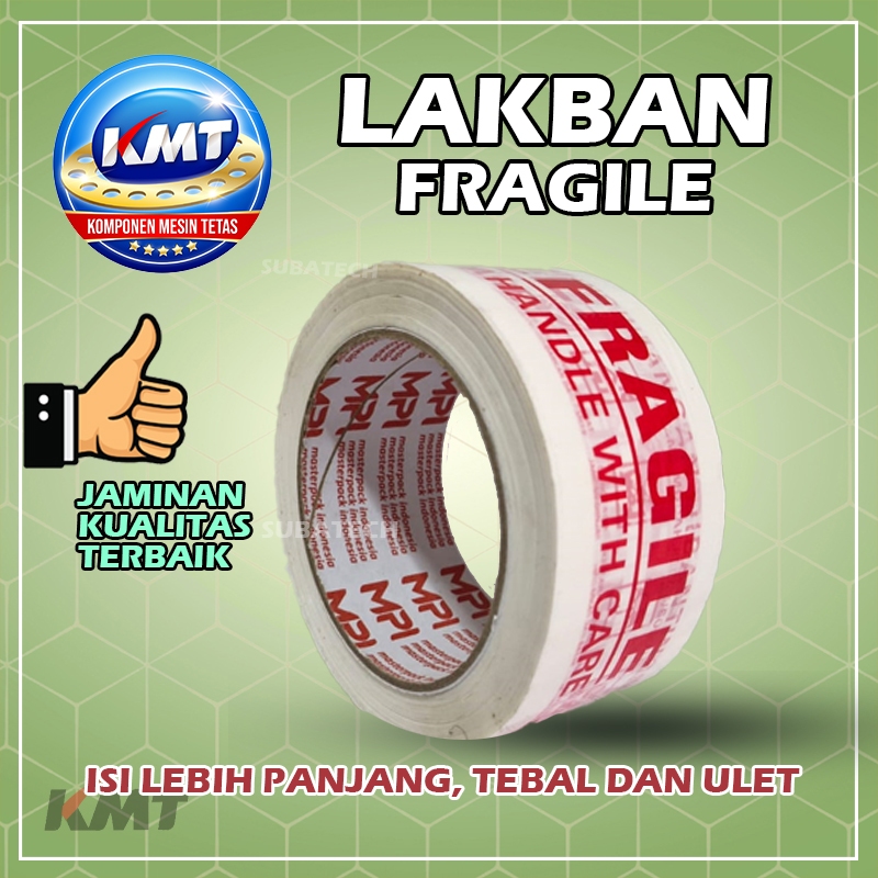 

Lakban Fragile 100 Yard x 45 mm MPI