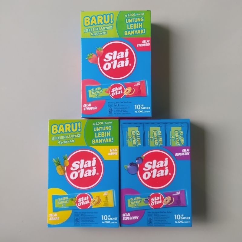 

slai olai ecer 2000 1 box isi 10 sachet