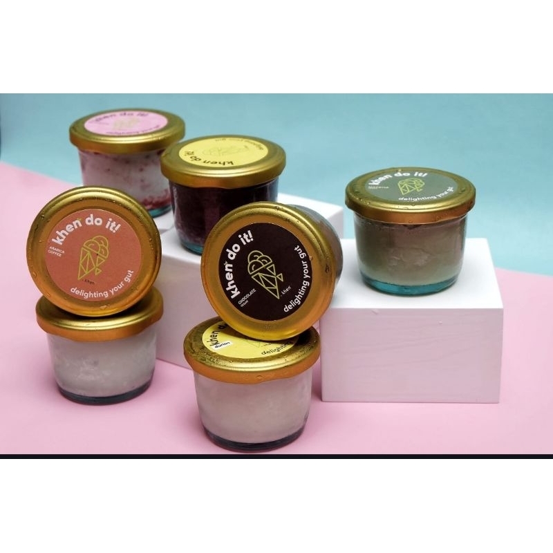 

Khen Mini Ice Cream Gelato Halal Grassfed Cow Milk 100ml