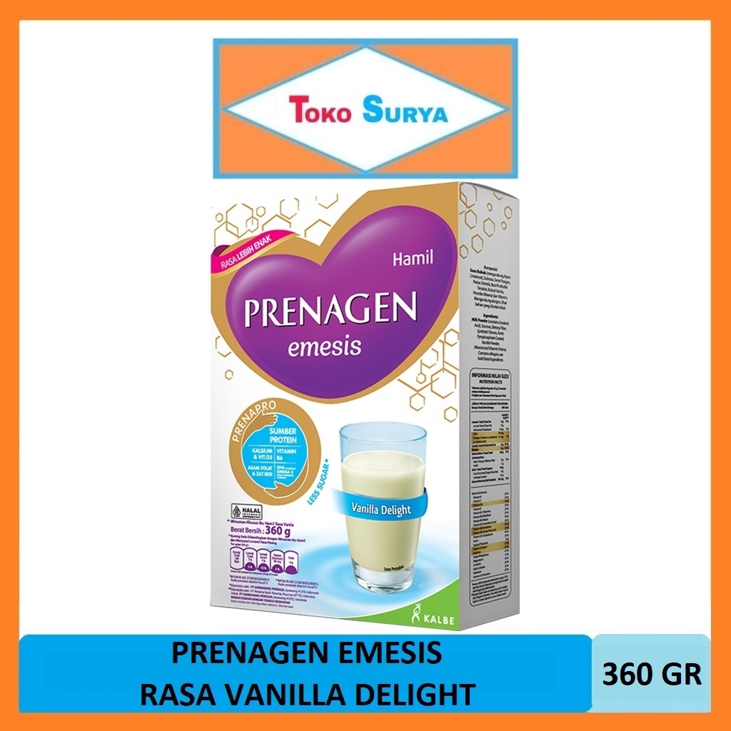 Prenagen Emesis Susu Ibu Hamil 0-3 Bulan Rasa Vanilla Delight 360 Gr
