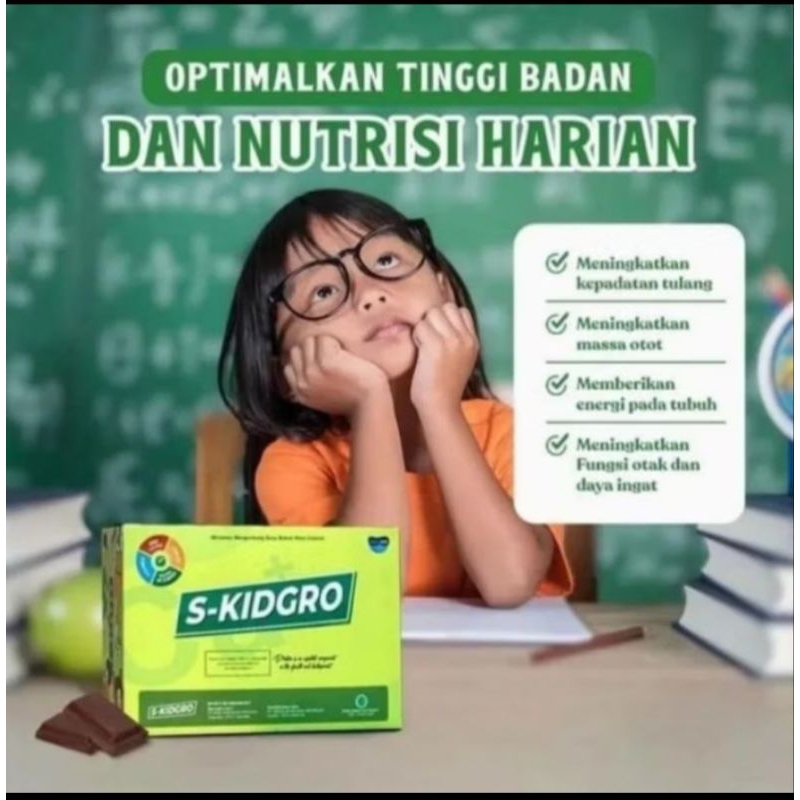 

S-KIDGRO Peninggi Badan Terbaik - S Kidgro Susu Penambah Tinggi Badan - S-Kidgro Original Suplemen Susu Anak Tinggi