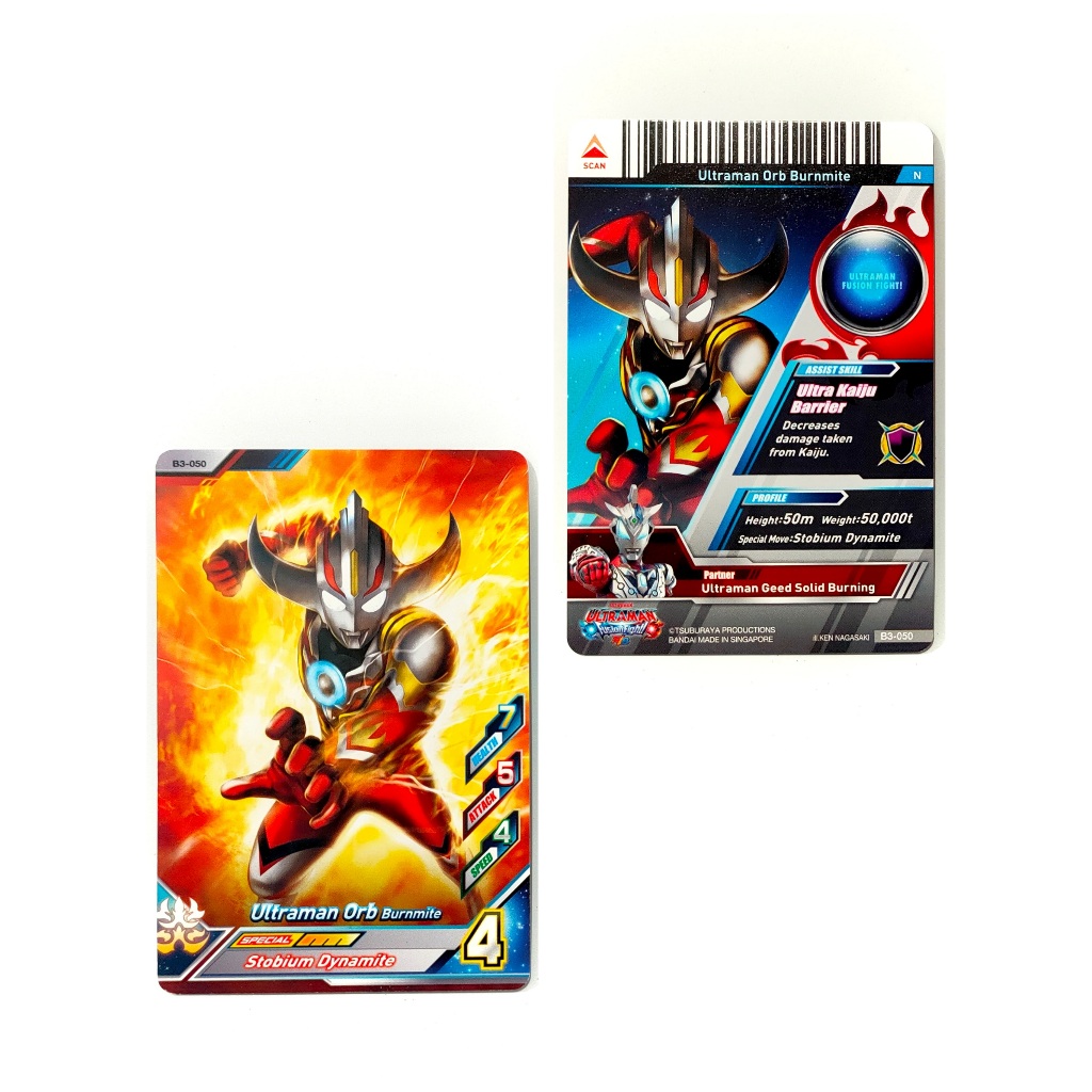 Kartu Ultraman Fusion Fight R/B ORB B3-050 (normal)