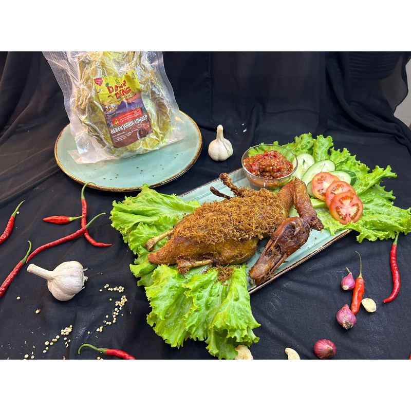 

Dapur Dieng Bebek Ungkep Jabrik Rempah Lauk Instan Siap Saji Kemasan Praktis Halal