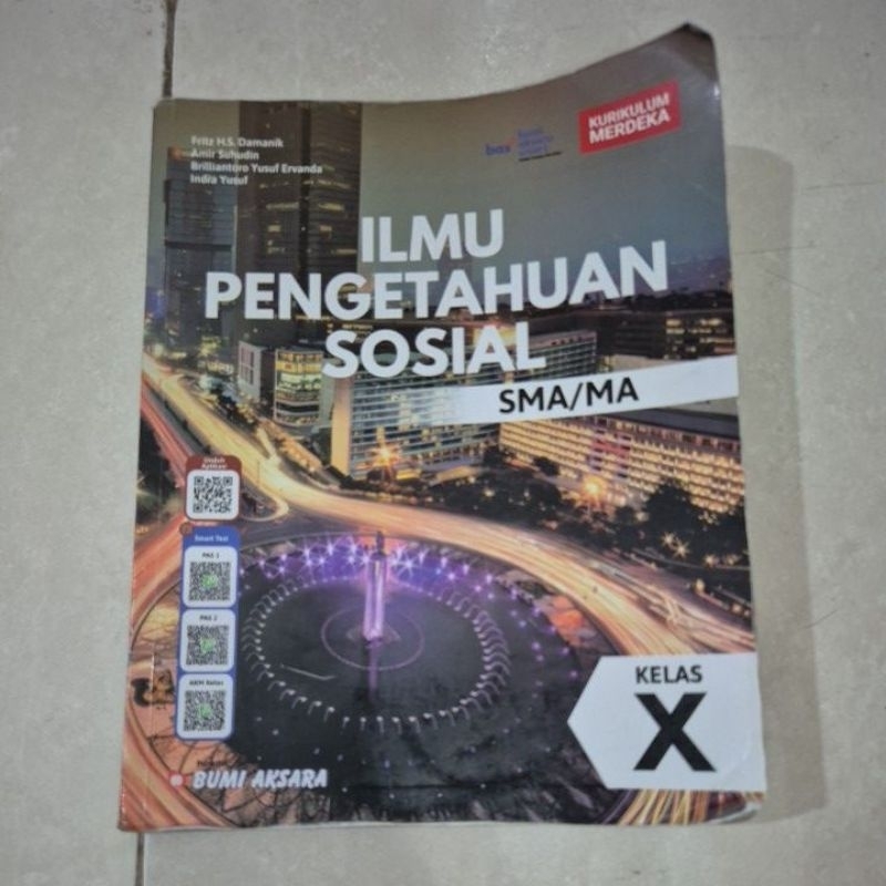 

Buku Ilmu Pengetahuan sosial kelas X /SMA/MA, Bumi Aksara