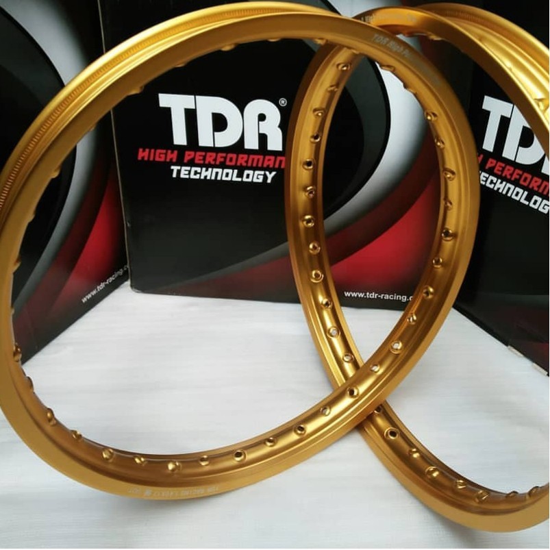 Velg TDR W SHAPE Gold Ring 17 Ukuran 140/140 Velk TDR 140/140 Ring 17 KUNING GOLD EMAS