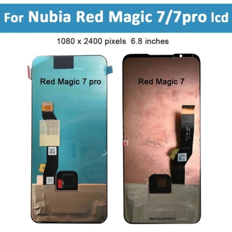LCD Touchscreen Nubia Red Magic 7/7S/7S Pro/7Pro ORIGINAL 100%