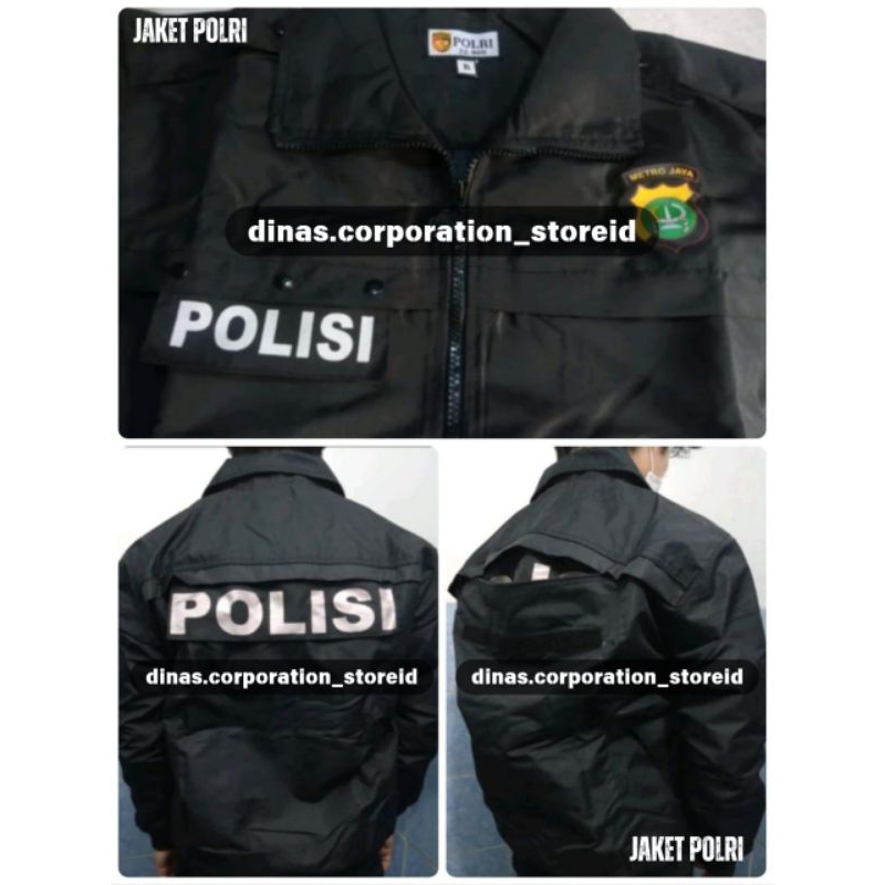 JAKET POLRI JATAH ORIGINAL PEMBAGIAΝ ΤΗ 2021 BAHAN KANVAS TEBAL PEMBAGIAN POLDA METRO.