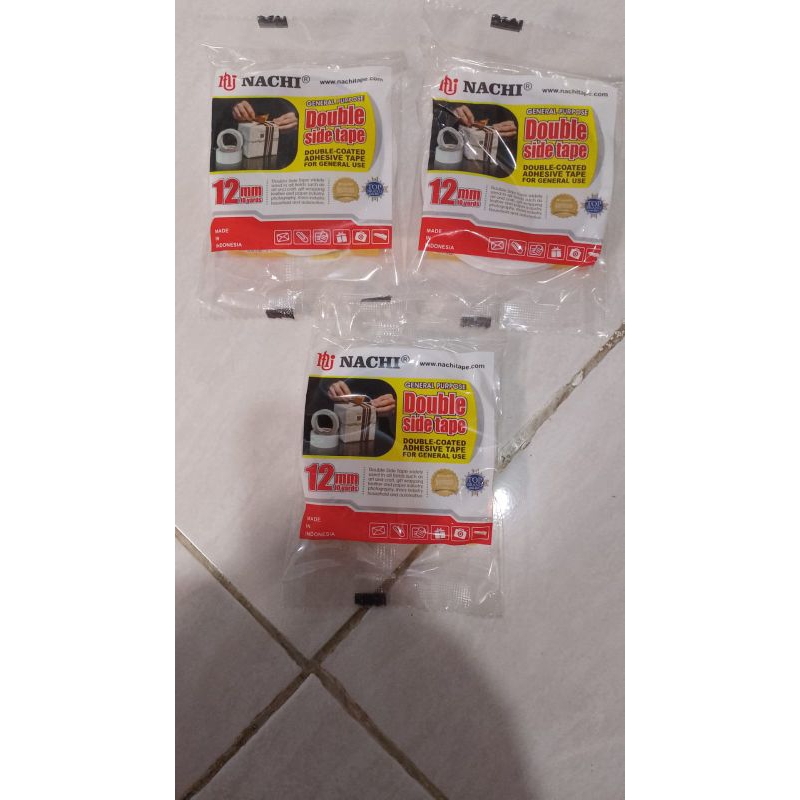 

Isolasi dobeltape 12mmx10yard nachi