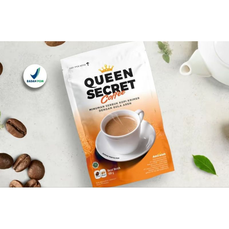 

AMIRALAB QUEEN SECRET COFFEE Travelpack 40gr Minuman Kopi Pelancar Haid Menstruasi Telat Terlambat Siklus Datang Bulan Melancarkan Kesehatan Wanita