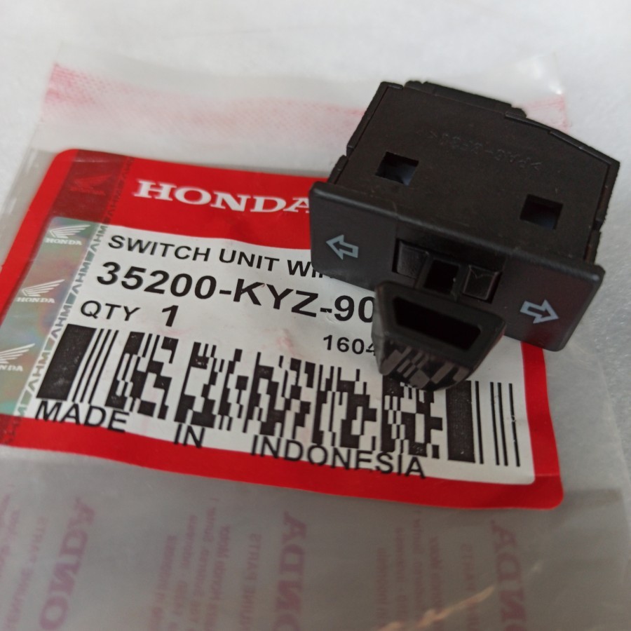 TOMBOL SAKLAR SEIN SEN BLADE 110 VARIO 110 TECHNO125 FI SCOOPY KARBU FI BEAT UKURAN 34 MM NON HAZARD