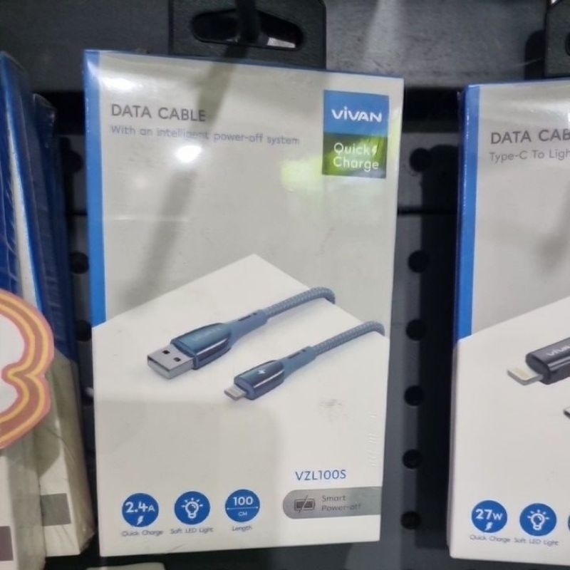 Vivan USB VZL100 Lightning Smart power-off Cable 1M