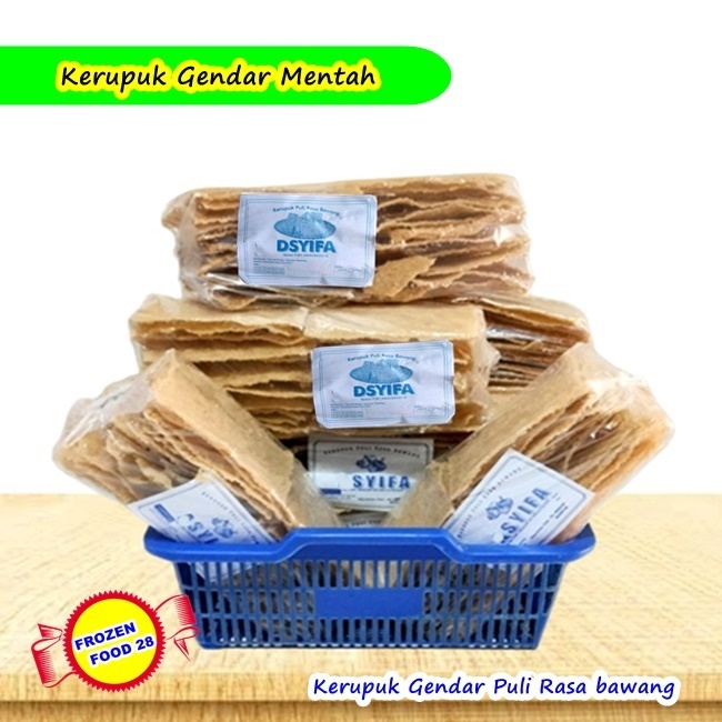 

Kerupuk Gendar Mentah 250 Gram, Kerupuk Gendar Puli Rasa Bawang, Snack Cemilan, Makanan Ringan Murah