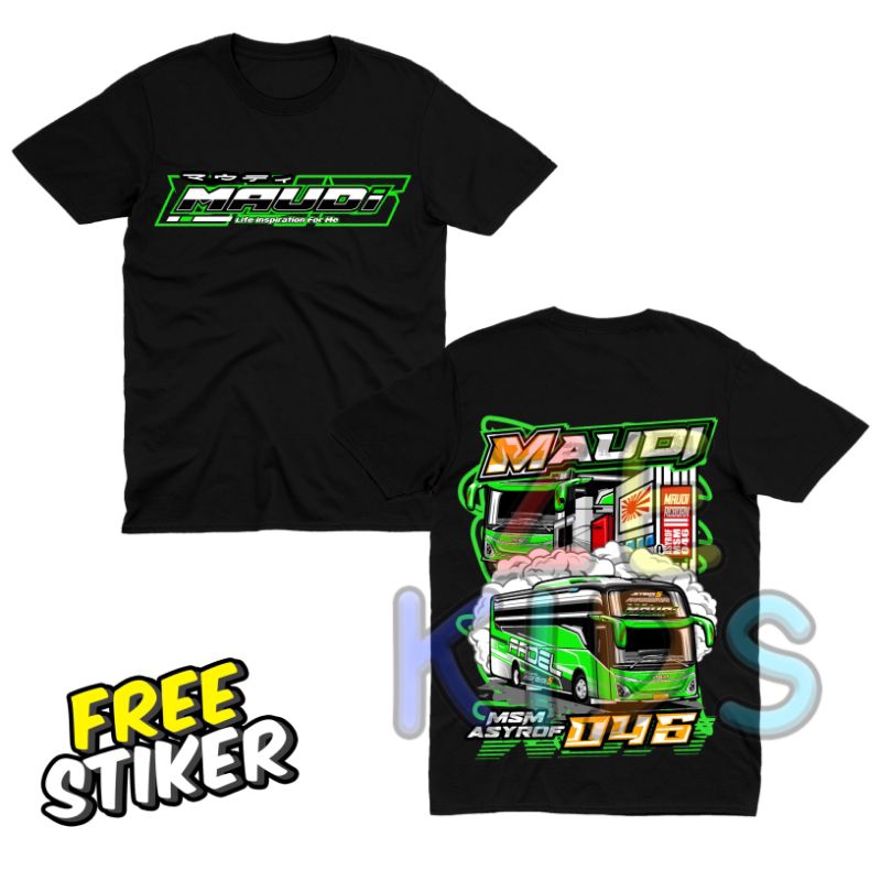 BISA COD FREE NAMA KAOS ANAK LOGO MAUDI MSM ASYROF BAJU ANAK LOGO MAUDI MSM ASYROF BUS MANIA