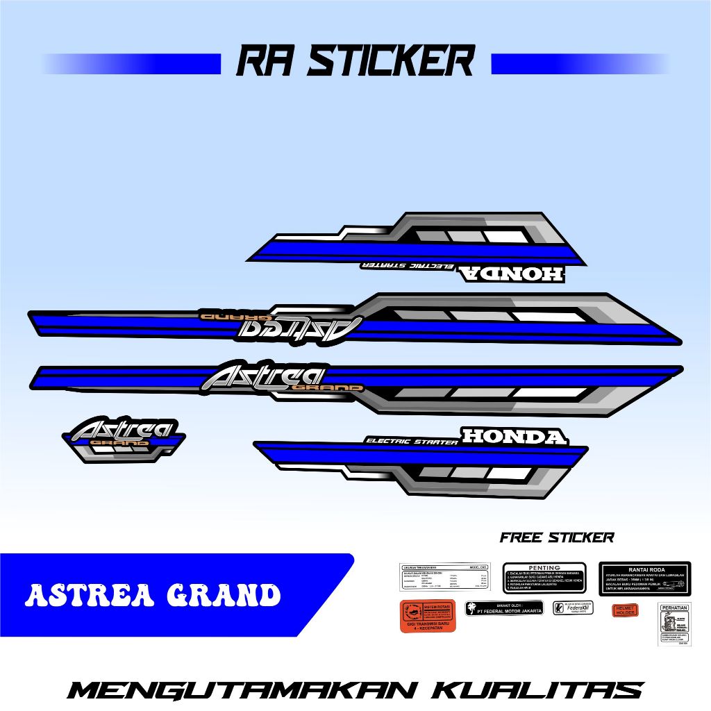[COD] STRIPING ASTREA GRAND, STRIPING DREAM, ASTREA GRAND, STRIPING ASTREA TERBARU, STRIPING ASTREA 
