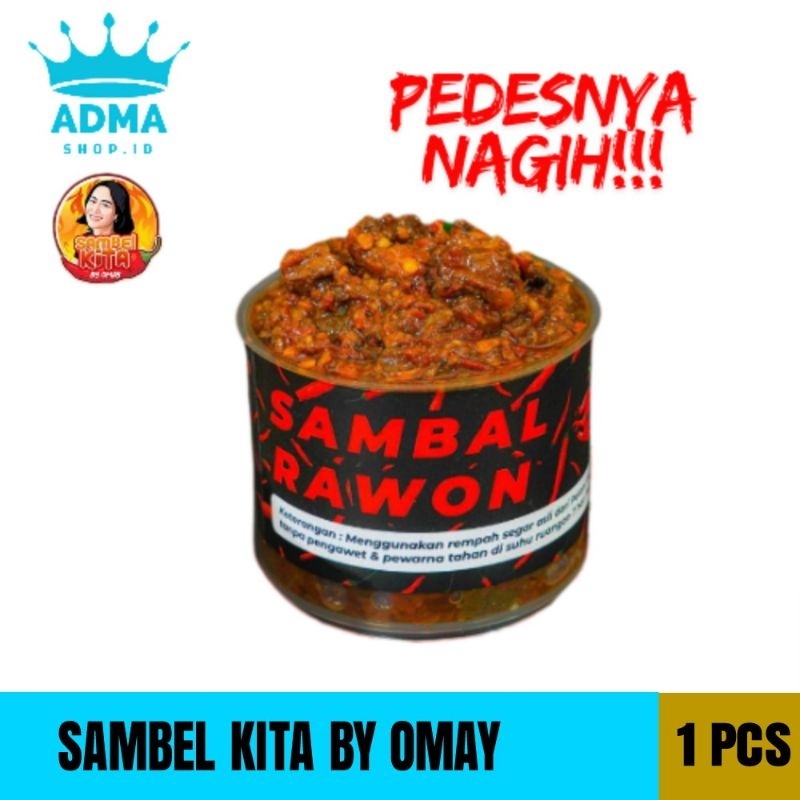 

SAMBEL RAWON By Omay Extra Pedas 100gr - Cocok Untuk Lauk Saat Makan 100% Halal