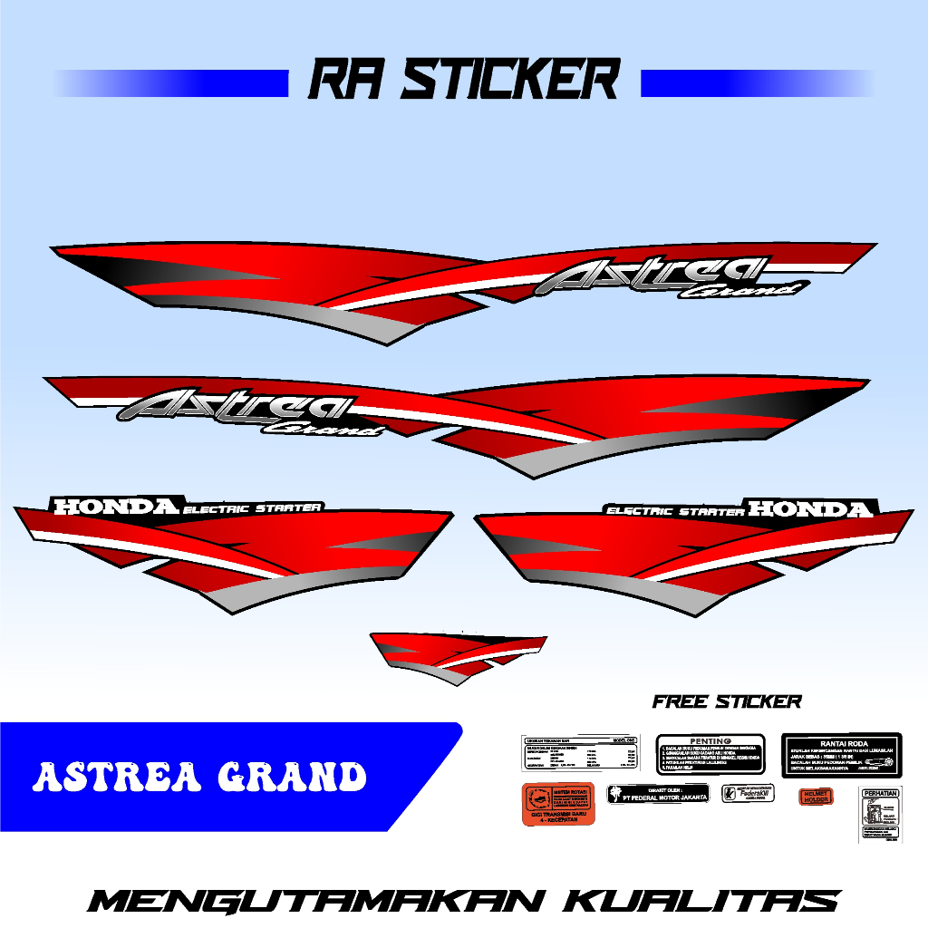 [COD] STRIPING ASTREA GRAND, STRIPING DREAM, ASTREA GRAND, STRIPING ASTREA TERBARU, STRIPING ASTREA 