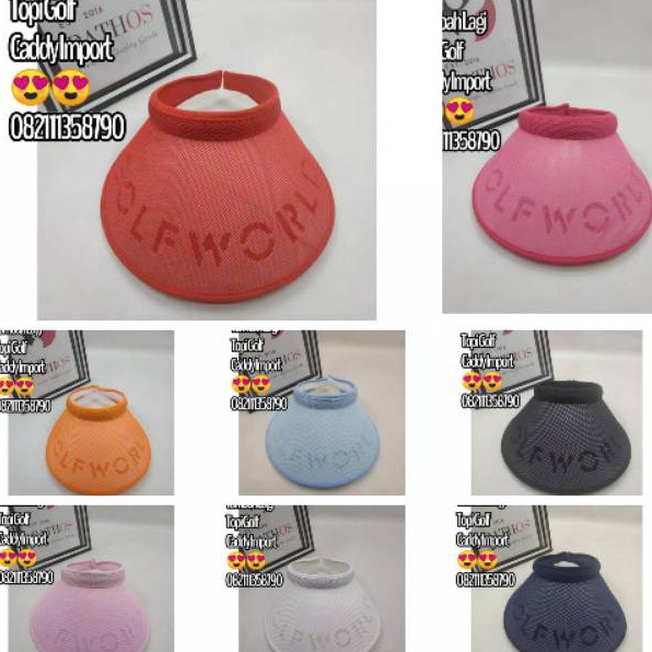 Toko Spesial topi golf wanita