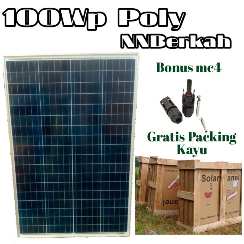 Solar Panel GH 100Wp Poly Solar Cell Panel Surya