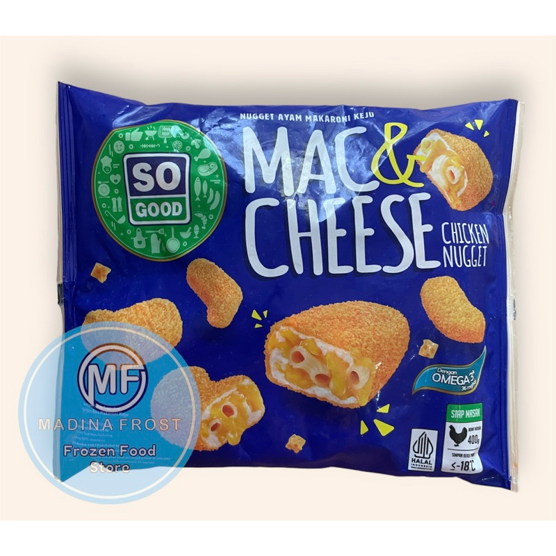 

SO GOOD CHICKEN NUGGET MAC & CHEESE 400g