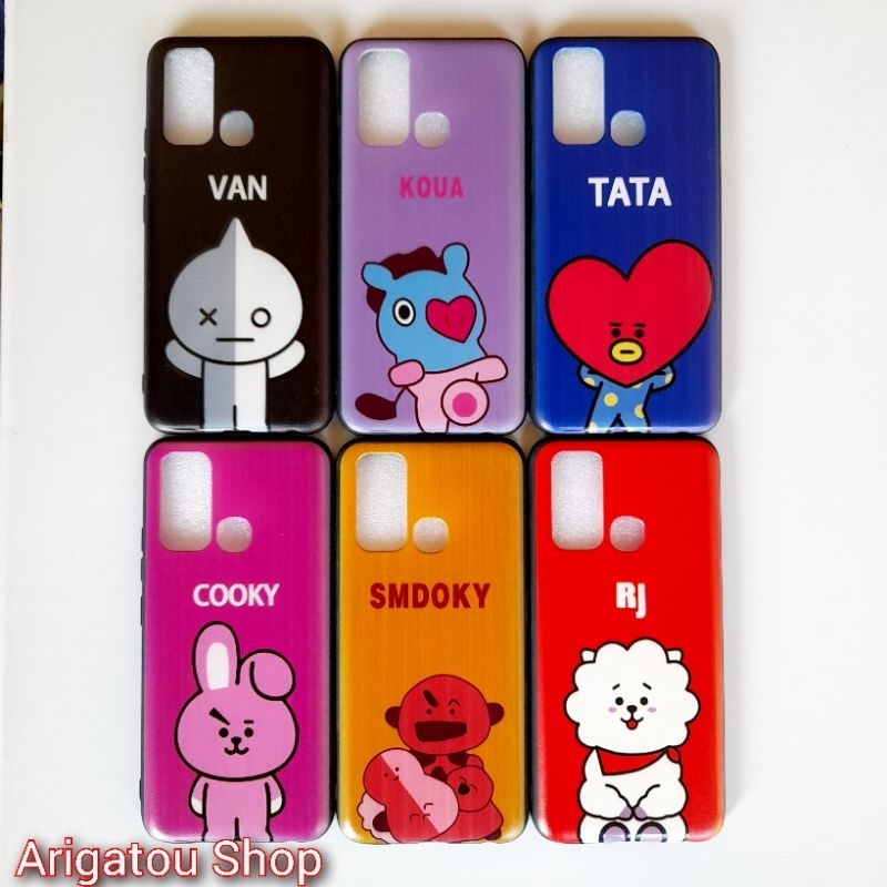 Vivo Y50 Case Softcase Fuze Karakter Gambar Kartun Kpop Korea