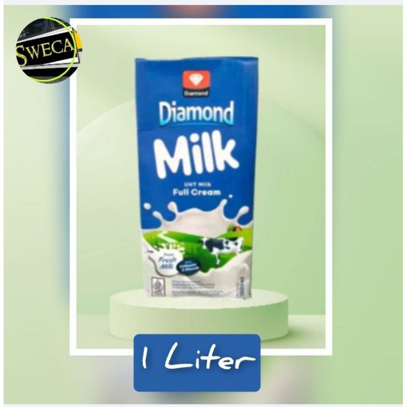 

Diamond Susu UHT Full Cream 1 Liter.