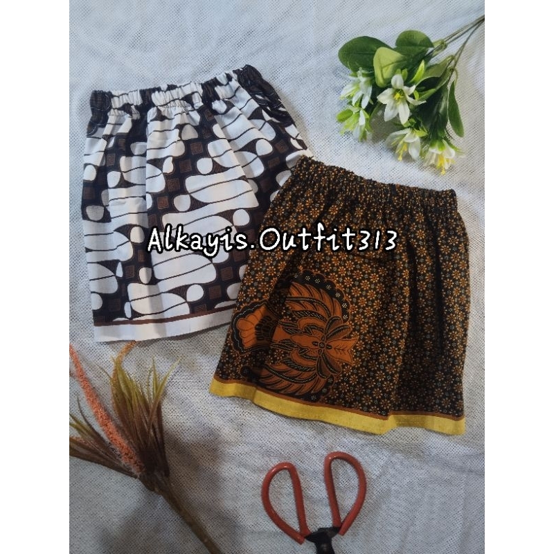 ROK PENDEK SPAN BATIK ANAK