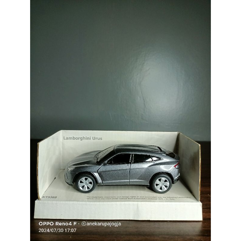 diecast kinsmart lamborghini urus silver