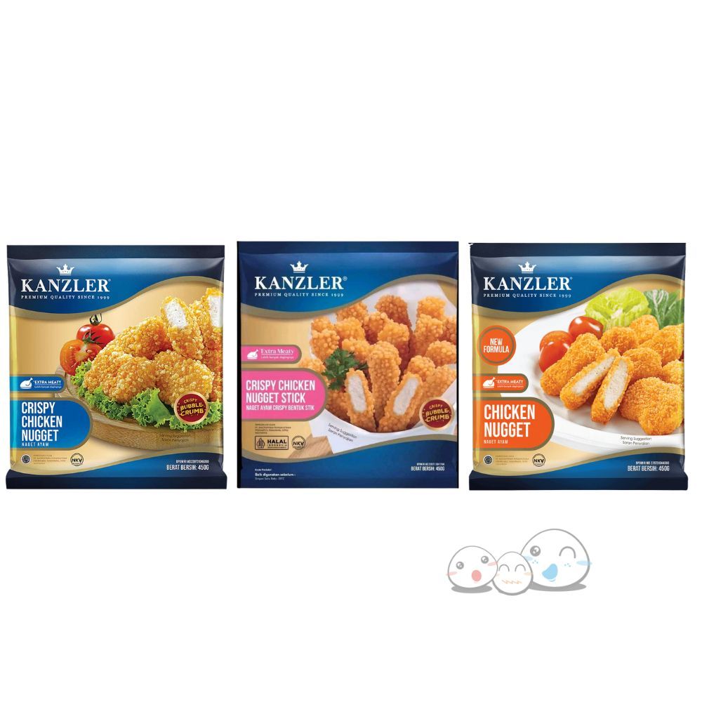 

Kanzler Nugget Original 450 gram Crispy Stick Bubble Crumb