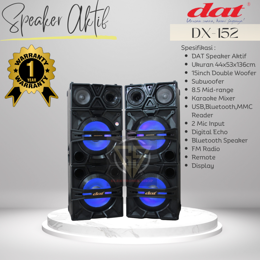 Speaker 15"  DAT Speaker DX152