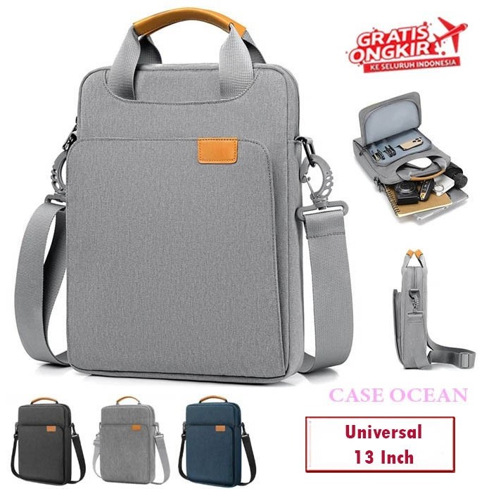 HP Spectre X360 13 Sleeve Case Pouch Cover Clutch Tas Bag Tali Slempang Lanyard Waterproof Premium