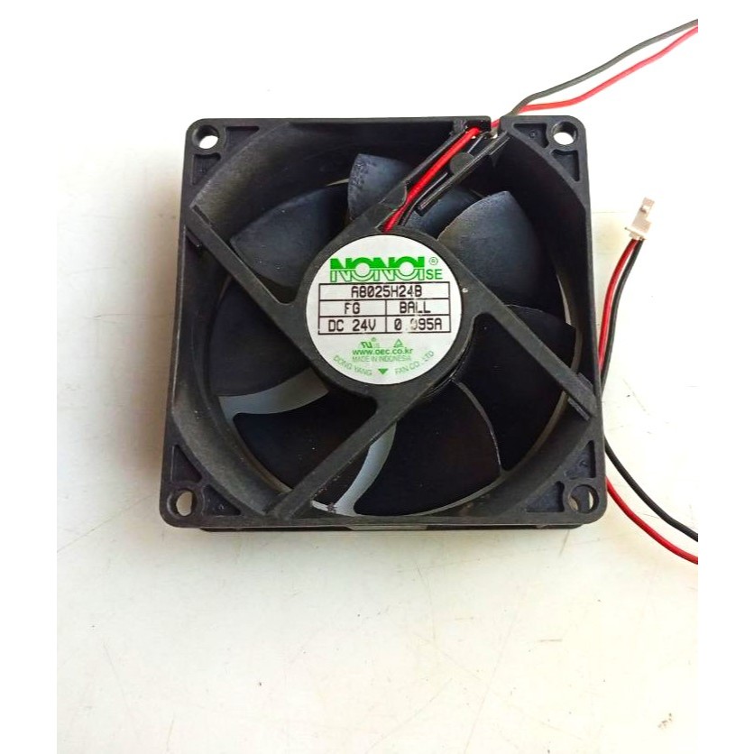 Fan dc Brushless NONOIse 24v 0.095A 8x8x2.5cm