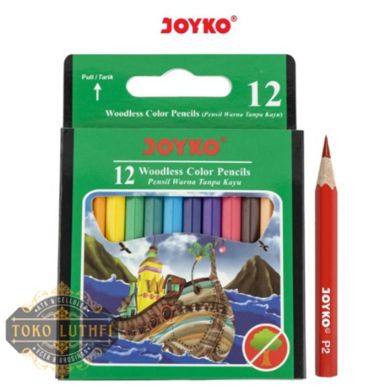 

PENSIL WARNA JOYKO 12 WARNA PENDEK (KEMASAN HIJAU)