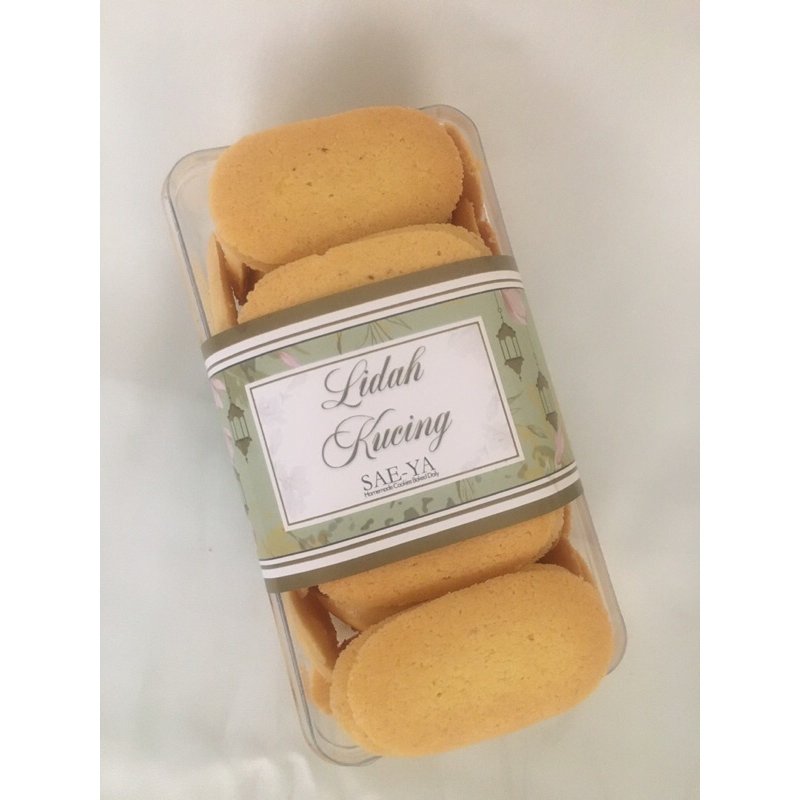 

Saeya Lidah Kucing Ori. Rasa Ori. Renyah. Wangi. Isi top 350 g