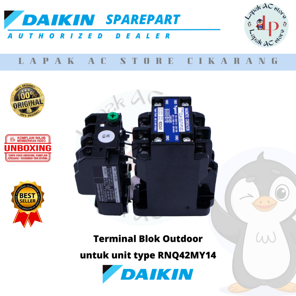 Magnetic Contactor AC CASSETTE DAIKIN Thailand 5 PK RNQ42MY4