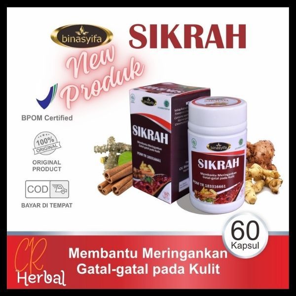 SIKRAH Obat Gatal -gatal Kulit Alergi Darah Kotor