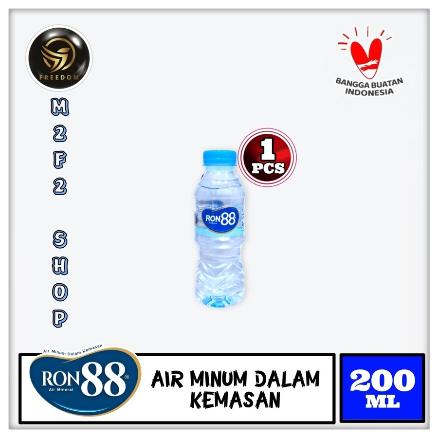 

Air Mineral Ron 88 Elite Baby Mini Botol Pet - 200 ml (Kemasan Satuan)