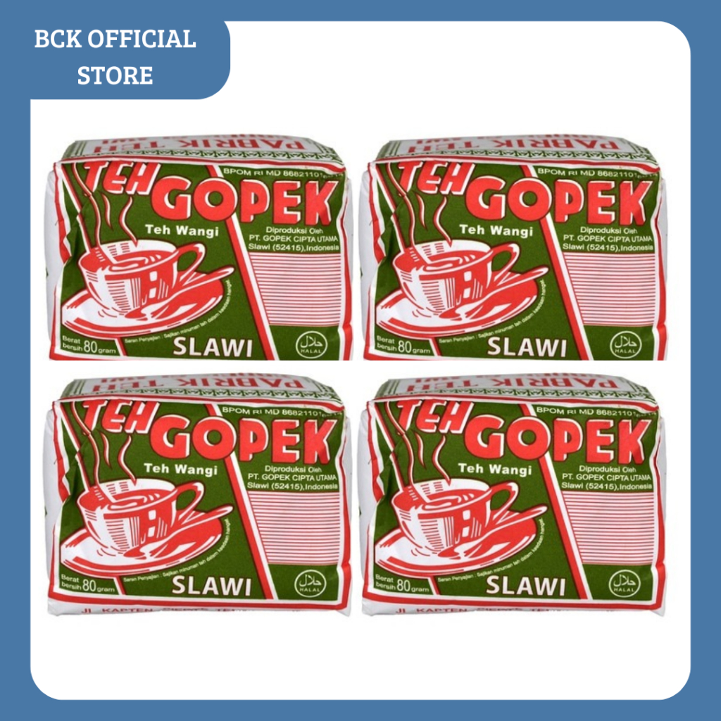 

Teh Gopek/Teh Bubuk Hijau 80gr (pcs)