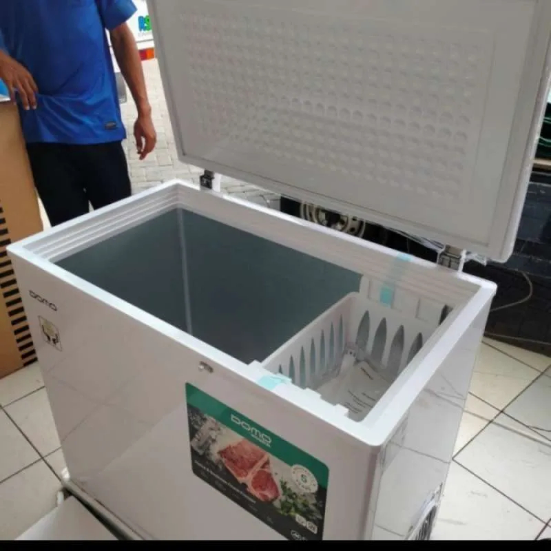 DOMO BY MODENA DF-0210 W 200 liter Chest Freezer - lemari Pendingin