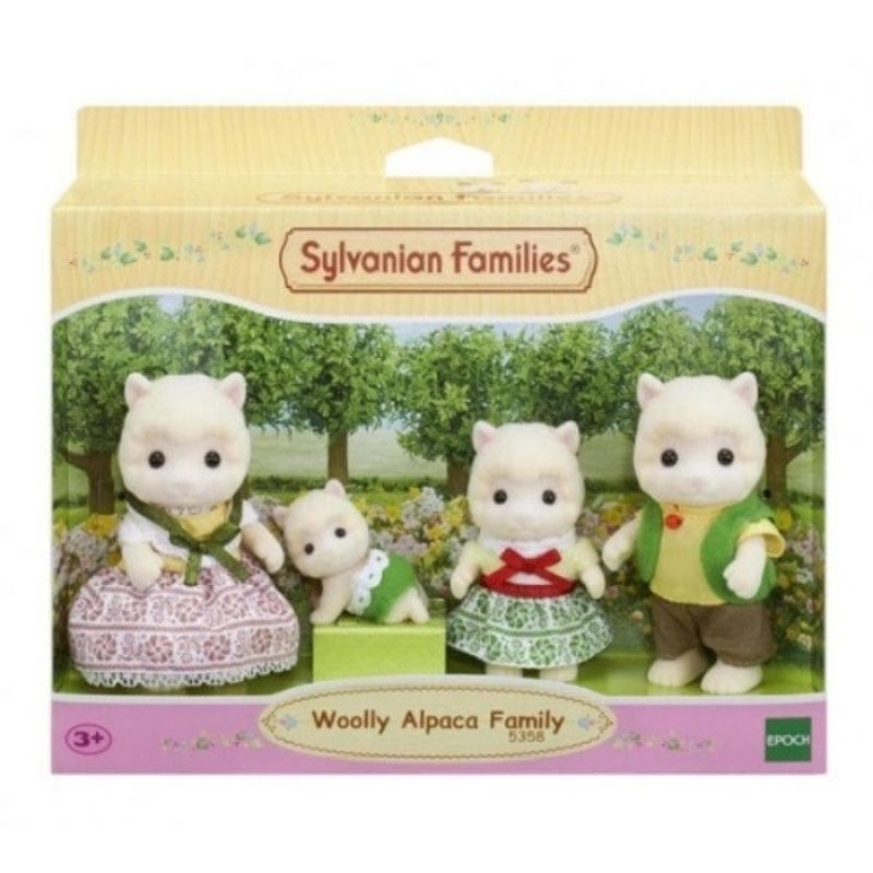 Mainan Anak Koleksi Sylvanian Woolly Alpaca Family 53580