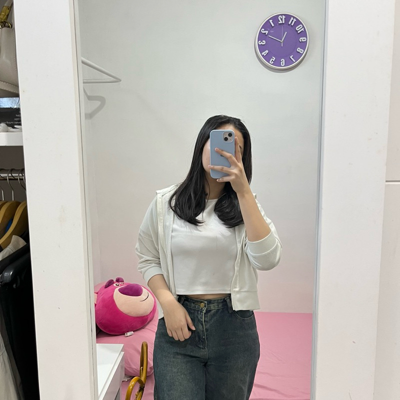 Preloved zipper hoodie