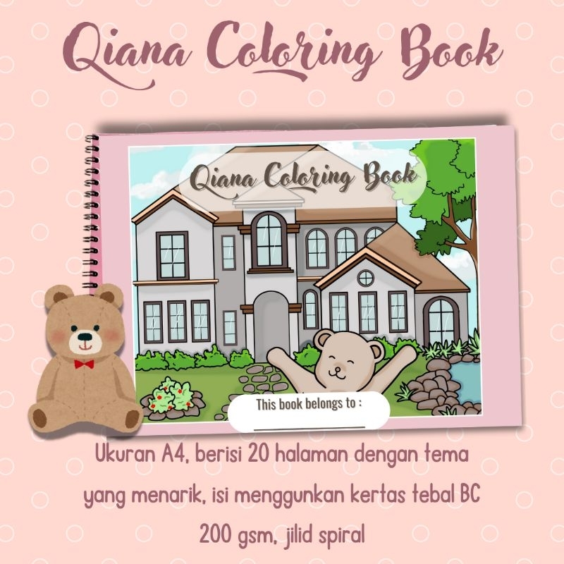 

Qiana Coloring Book Buku Mewarnai Anak Anak dan Dewasa
