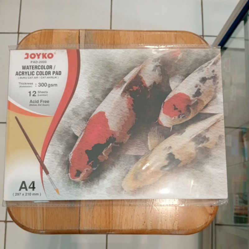 

buku cat air atau watercolor pad Joyko ukuran A4