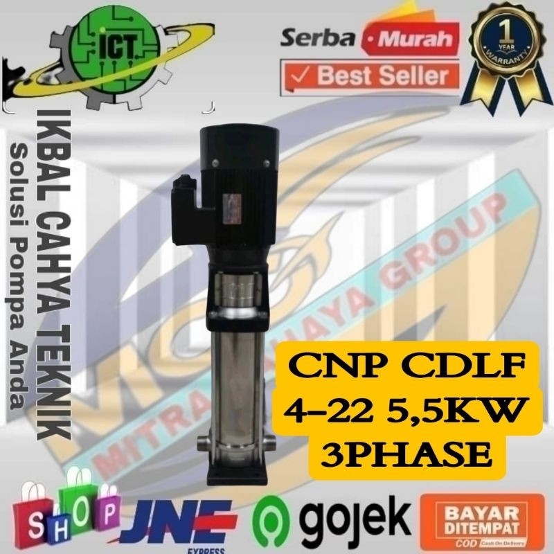 Pompa CNP CDLF 4-22 5,5HP 380 V (3Phase) pompa Vertical Multistage CNP